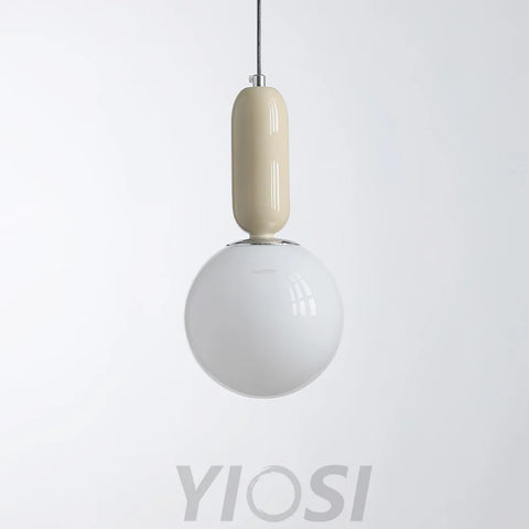 Glass Globe Ball Pendant Earring - Earring-1-Yiosilamp
