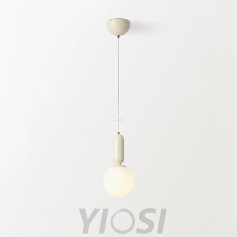 Glass Globe Ball Pendant Earring - Earring-1-Yiosilamp