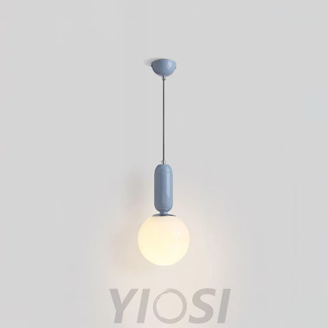 Glass Globe Ball Pendant Earring - Earring-1-Yiosilamp