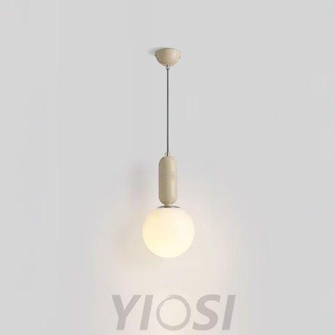 Glass Globe Ball Pendant Earring - Earring-1-Yiosilamp