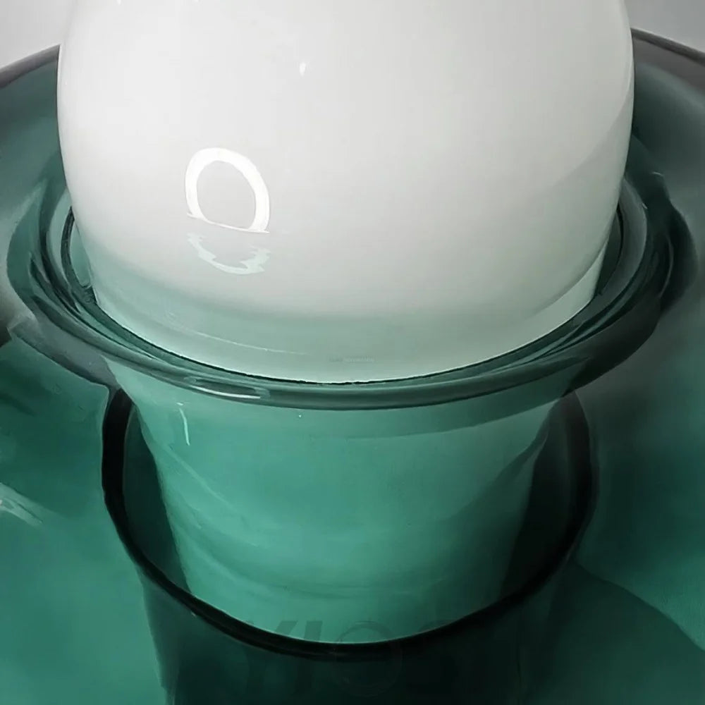 Glass Mushroom Table Lamp ∅ 11.8″ - Kettle-1-Yiosilamp