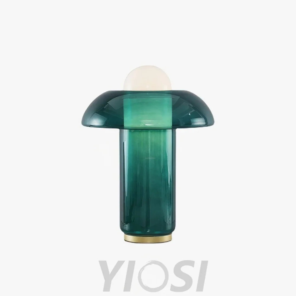 Glass Mushroom Table Lamp ∅ 11.8″ - Kettle-1-Yiosilamp