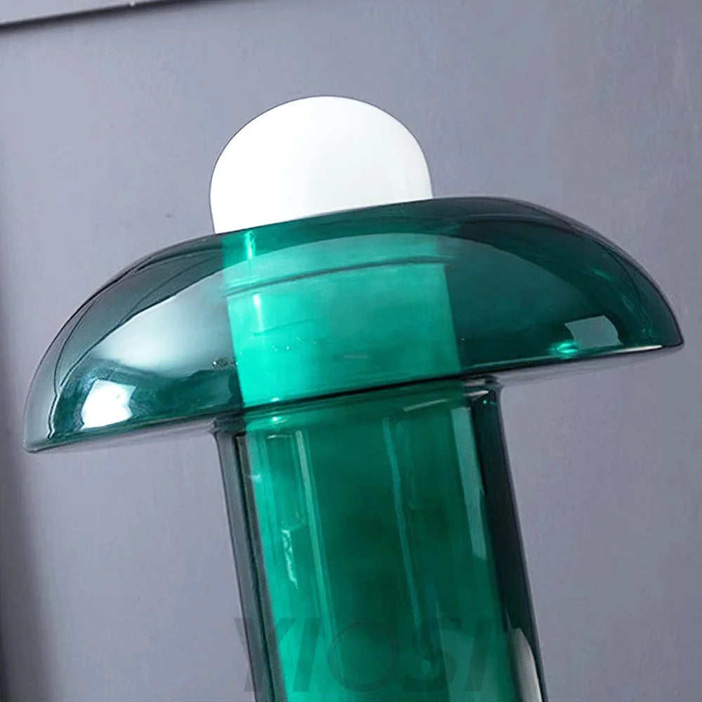 Glass Mushroom Table Lamp ∅ 11.8″ - Kettle-1-Yiosilamp