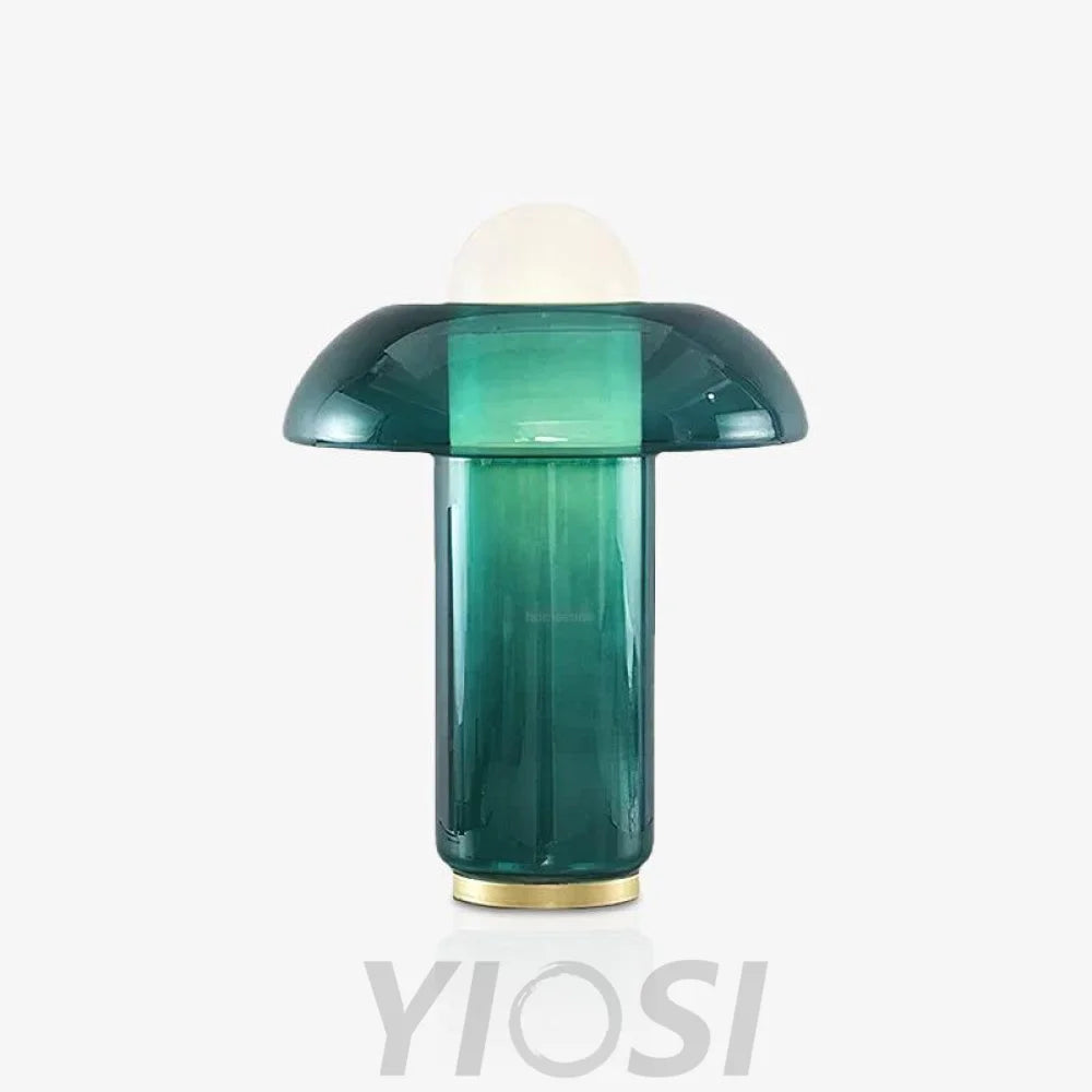 Glass Mushroom Table Lamp ∅ 11.8″ - Kettle-1-Yiosilamp