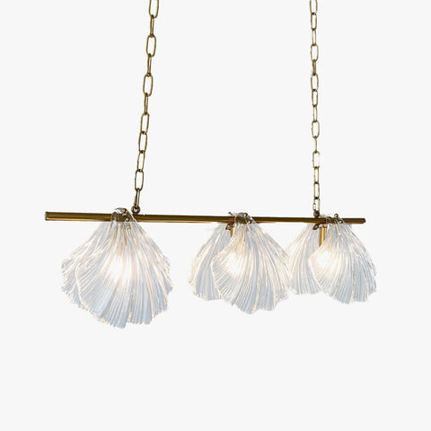 Glass Shell Pendant L 31.5″ - Mussel-1-Yiosilamp