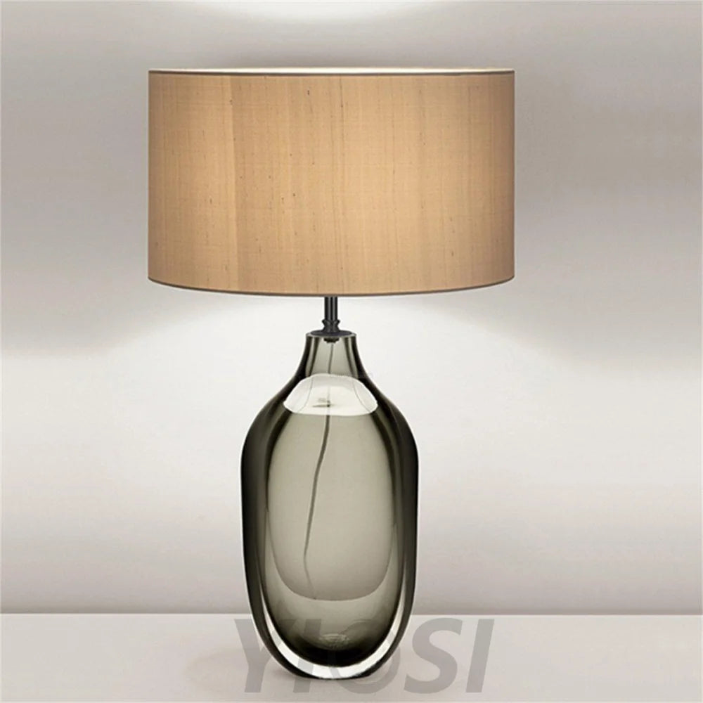 Glazed Crystal Table Lamp  ∅ 15″ - Echelon-1-Yiosilamp