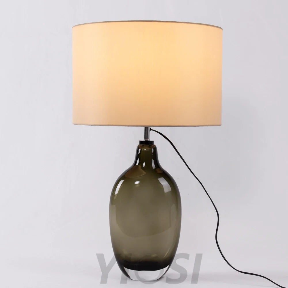 Glazed Crystal Table Lamp  ∅ 15″ - Echelon-1-Yiosilamp