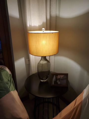 Glazed Crystal Table Lamp  ∅ 15″ - Echelon-1-Yiosilamp