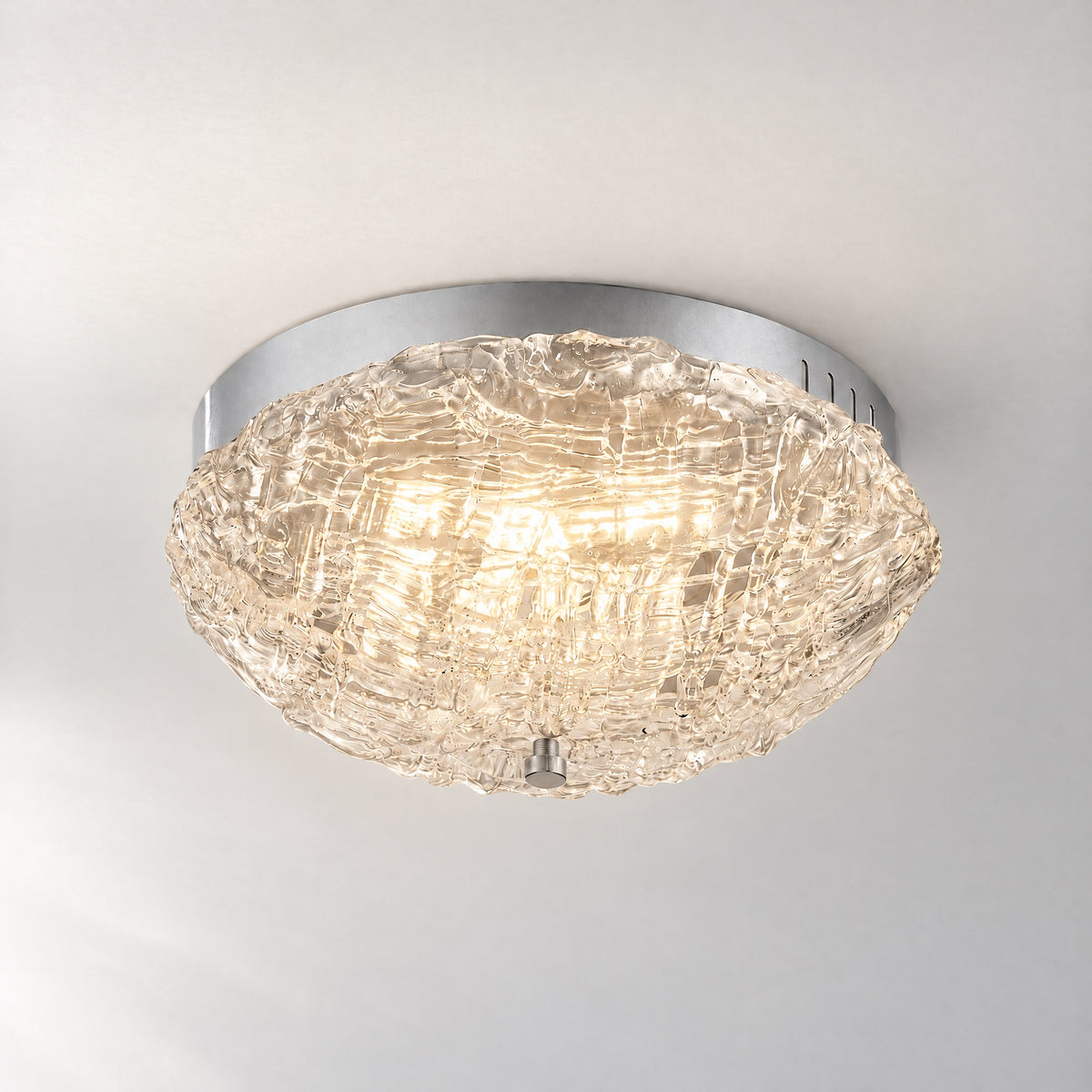 Glitter Modern Flush Mount 11.8" D
