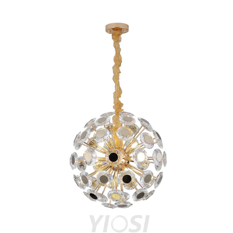 small crystal chandelier