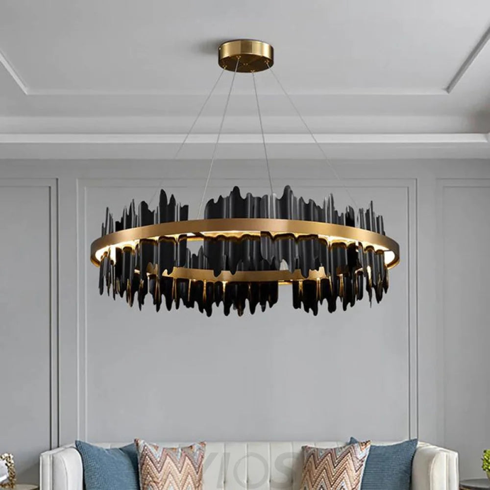 Gloria Round Ring Chandelier Custom