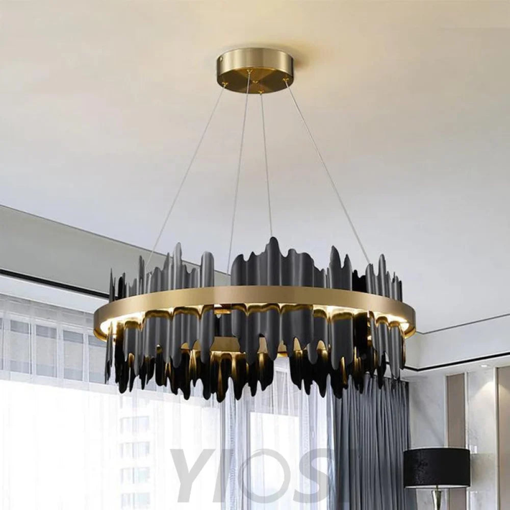 Gloria Round Ring Chandelier Custom