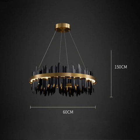 Gloria Round Ring Chandelier Style A / 23.6’’ Custom