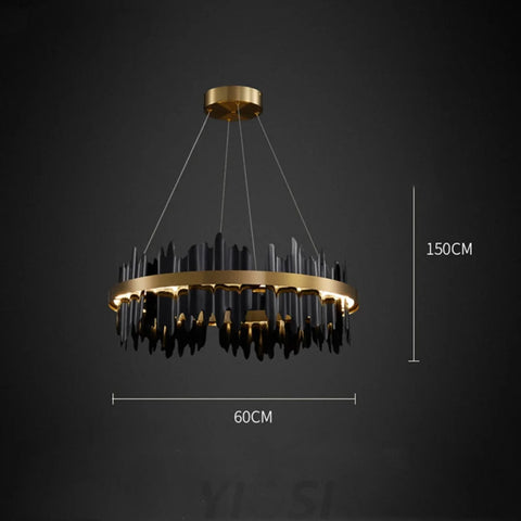 Gloria Round Ring Chandelier Style A / 23.6’’ Custom