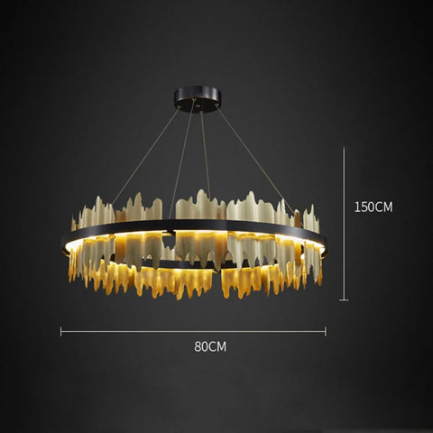 Gloria Round Ring Chandelier Style B / 31.5’’ Custom