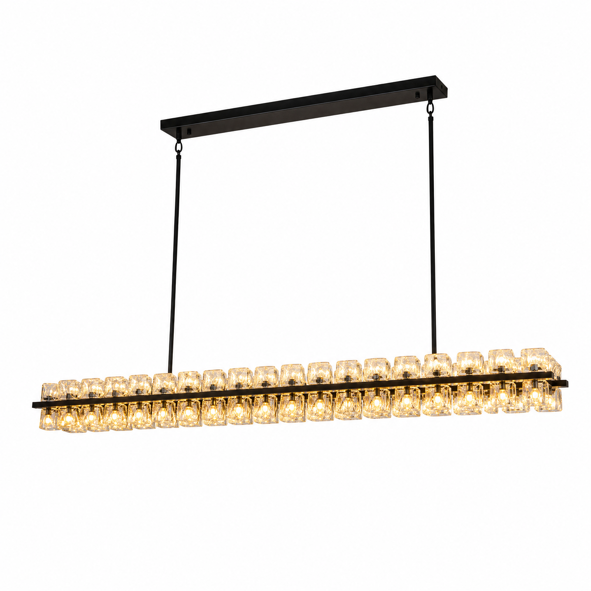 Goblet Duo Linear Dining Pendant 1830 - Black