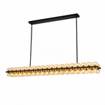 Goblet Duo Linear Dining Pendant 1830 - Black
