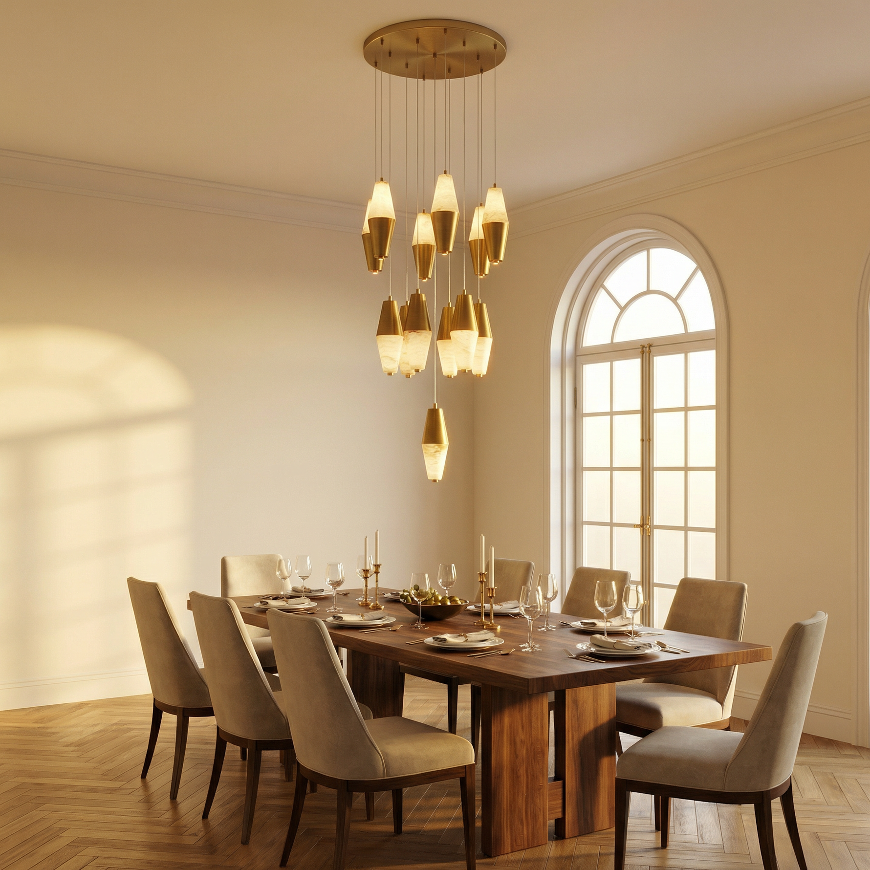 Yiosi Goccia Faceted Drop Pendant Light - Image 4