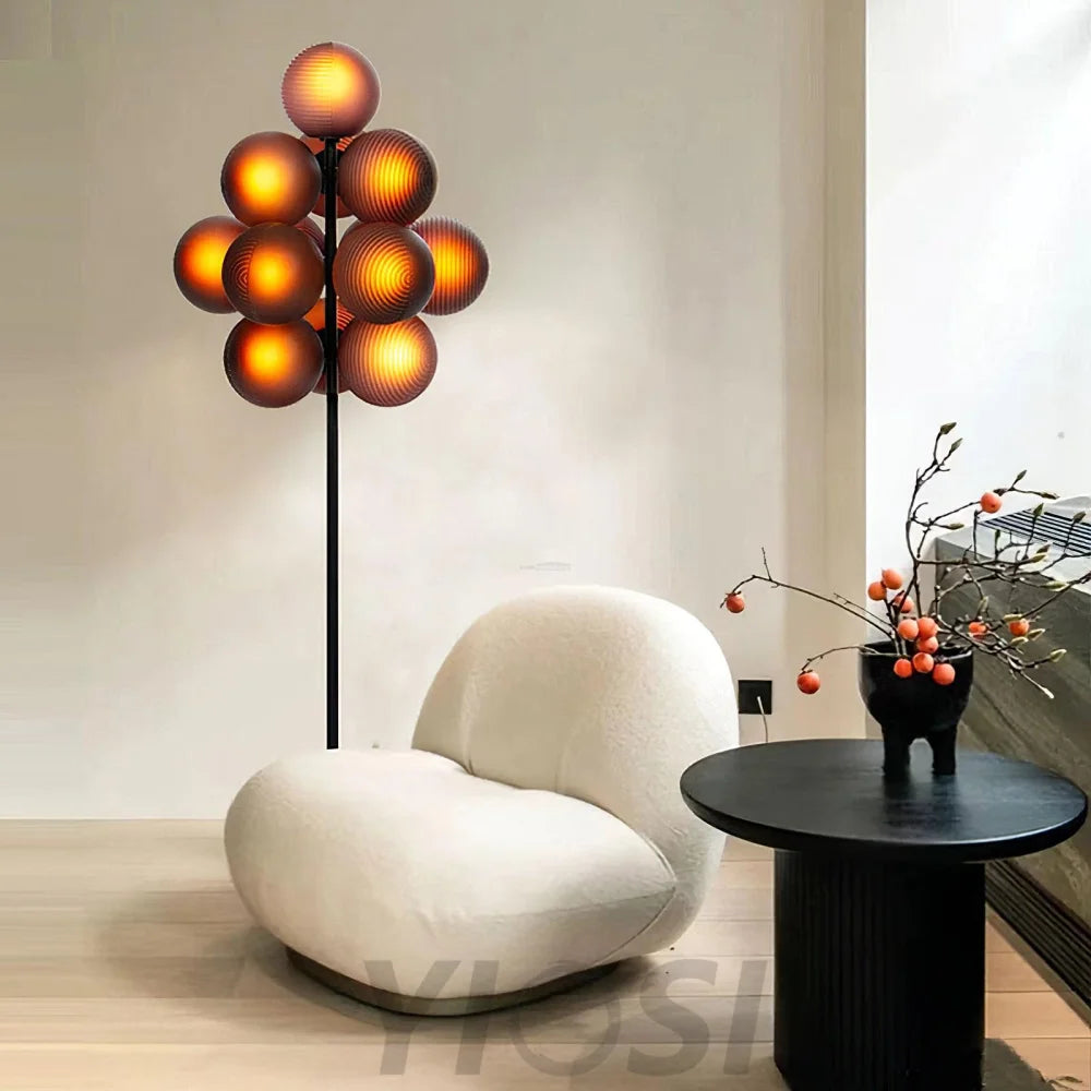 Grape Floor Lamp  ∅ 24″ - Lava-1-Yiosilamp