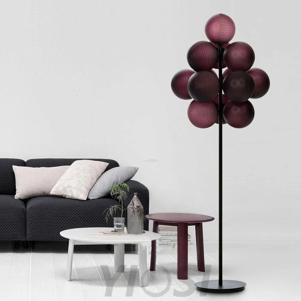 Grape Floor Lamp  ∅ 24″ - Lava-1-Yiosilamp