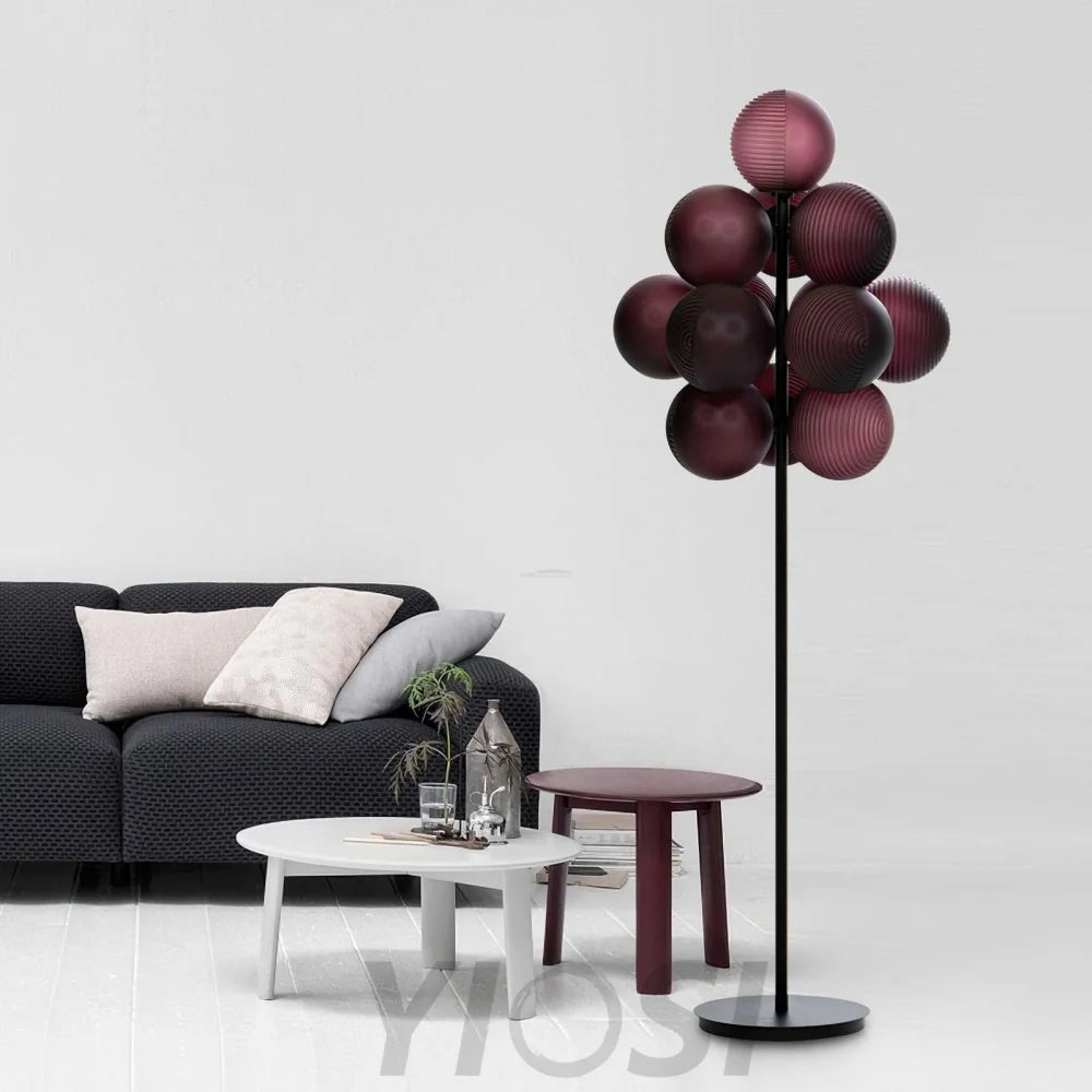 Grape Floor Lamp  ∅ 24″ - Lava-1-Yiosilamp