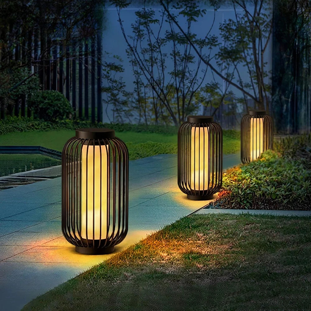 Graydon Outdoor Table Lamp - Alabaster-1-Yiosilamp