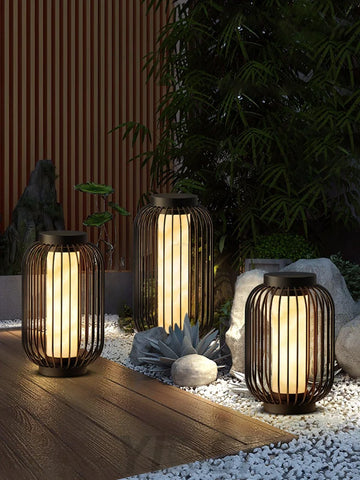 Graydon Outdoor Table Lamp - Alabaster-1-Yiosilamp