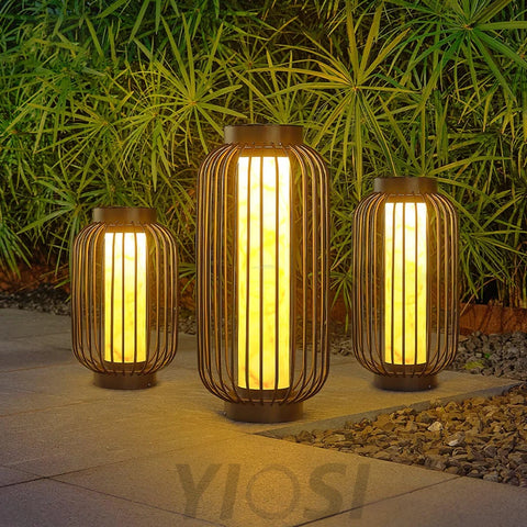 Graydon Outdoor Table Lamp - Alabaster-1-Yiosilamp