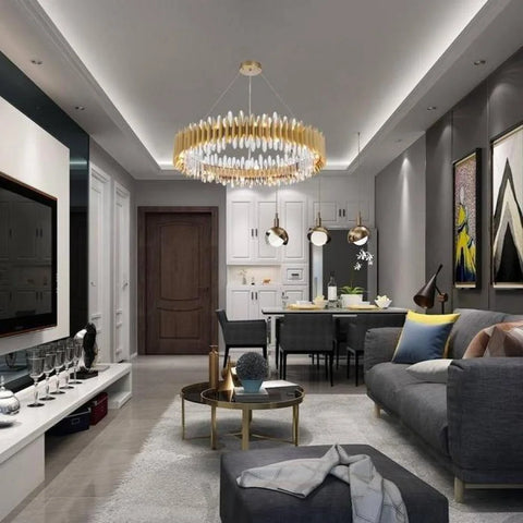 chandelier kitchen 