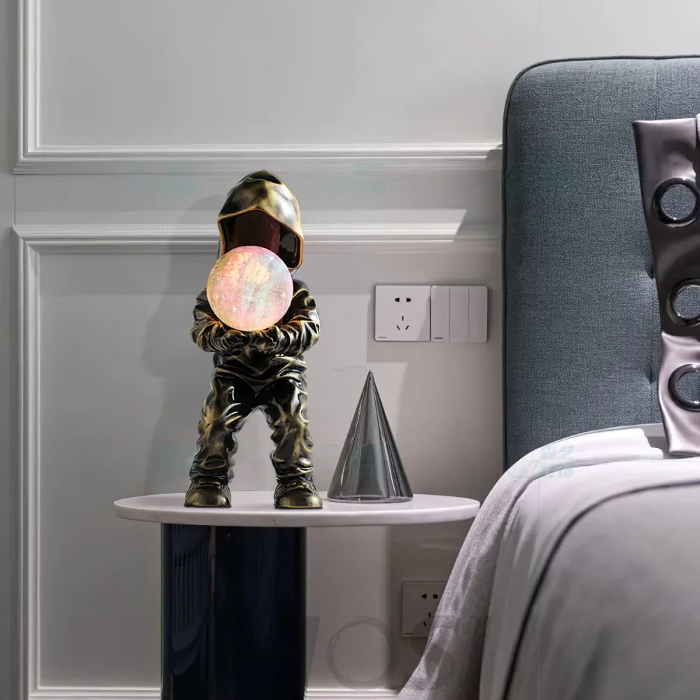 Hacker Planet Table Lamp L 7.9″ - Creature-1-Yiosilamp