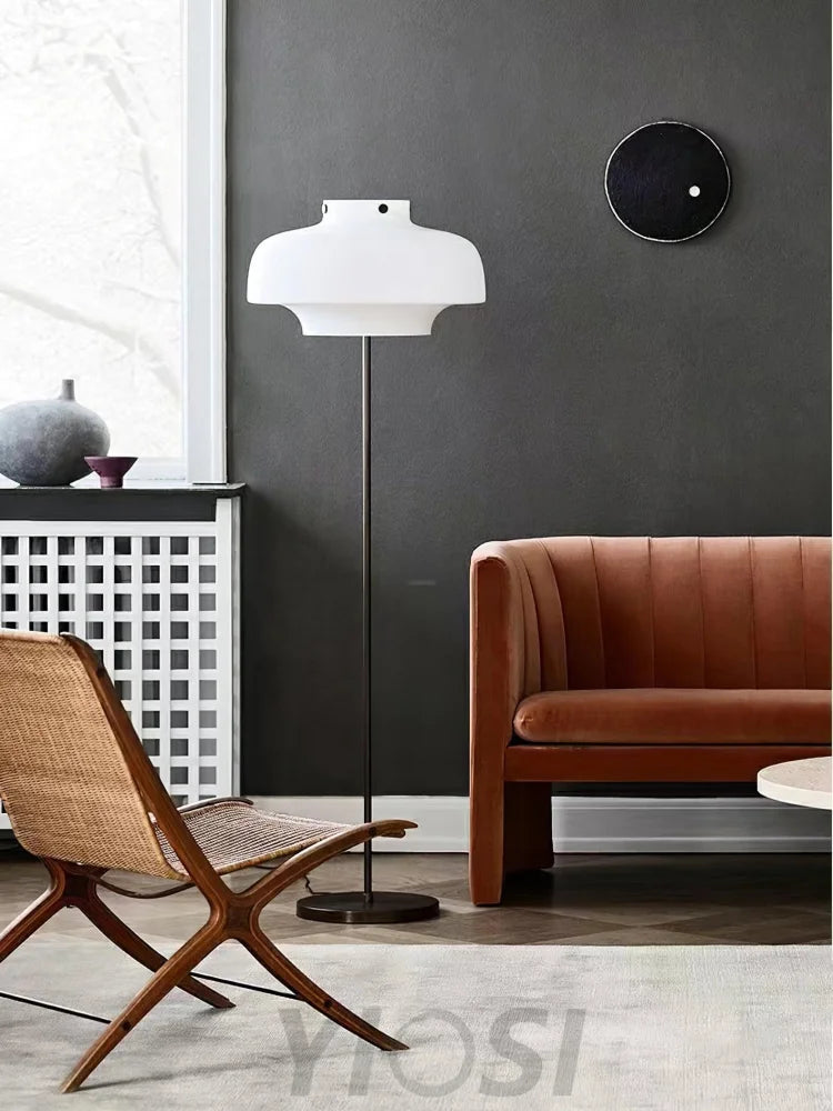 Hagen Floor Lamp ∅ 13.8″ - Yiosilamp