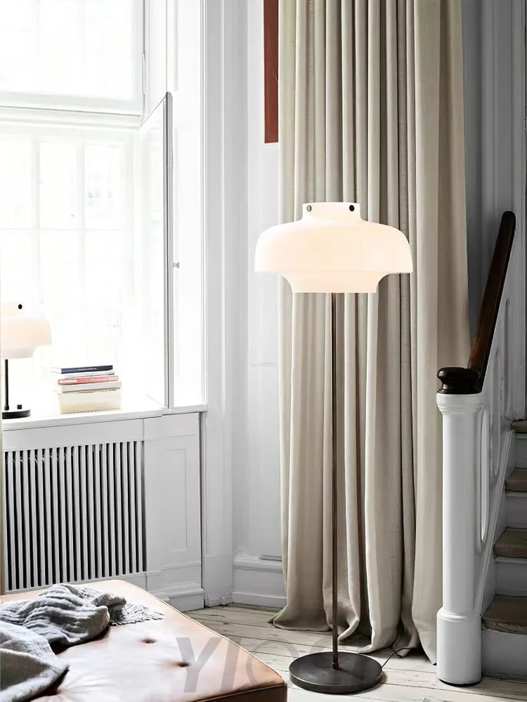 Hagen Floor Lamp ∅ 13.8″ - Yiosilamp