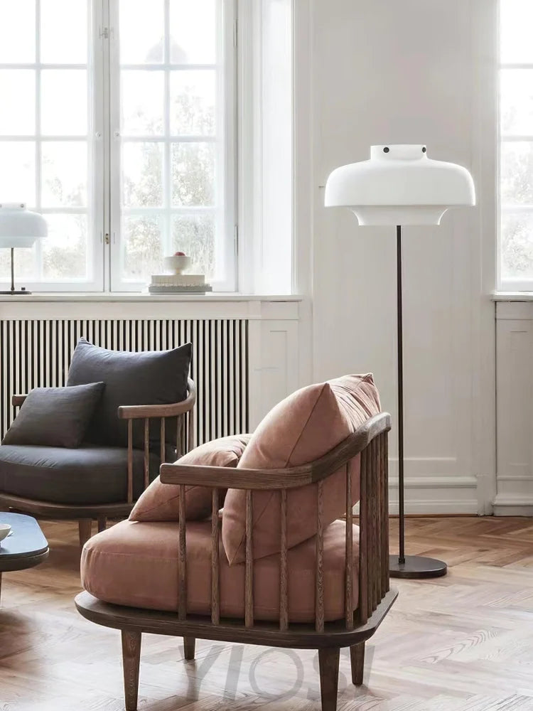 Hagen Floor Lamp ∅ 13.8″ - Yiosilamp