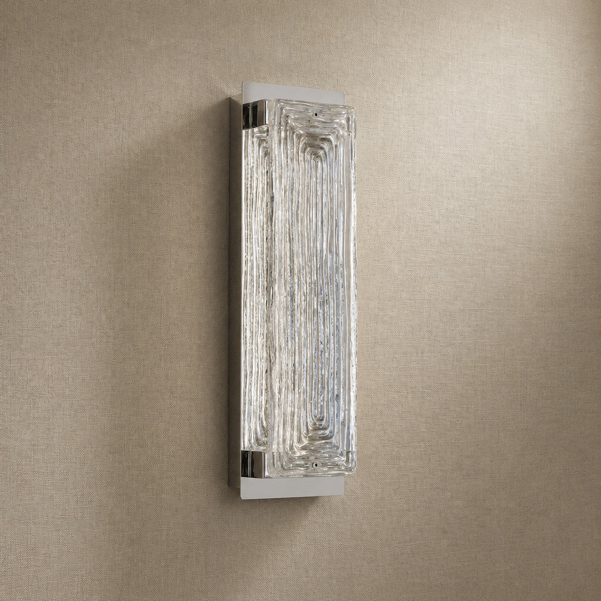 Halo Modern Hallway Wall Sconce 15.6" H – lights off