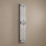 Halo Modern Linear Glass Wall Sconce – lights off