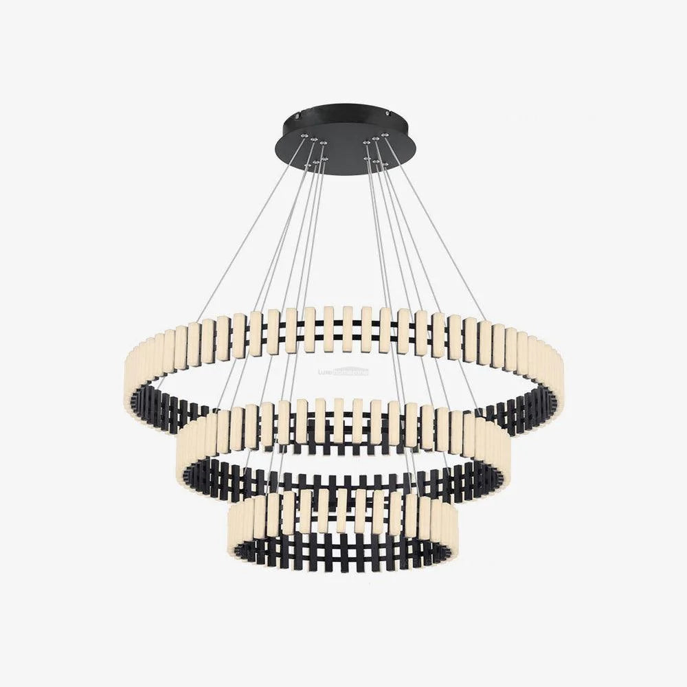 Hanging LED Chandelier ∅ 15.7″ - ring-1-Yiosilamp