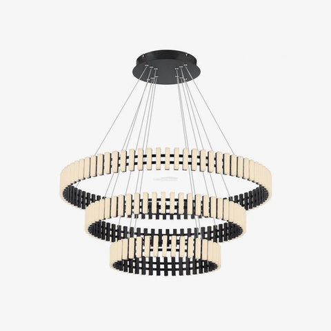 Hanging LED Chandelier ∅ 15.7″ - ring-1-Yiosilamp