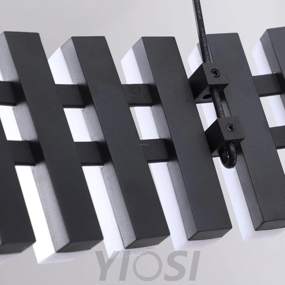 Hanging LED Chandelier ∅ 15.7″ - ring-1-Yiosilamp