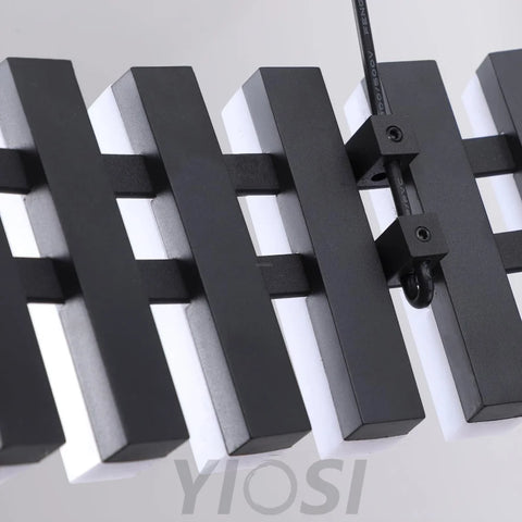 Hanging LED Chandelier ∅ 15.7″ - ring-1-Yiosilamp