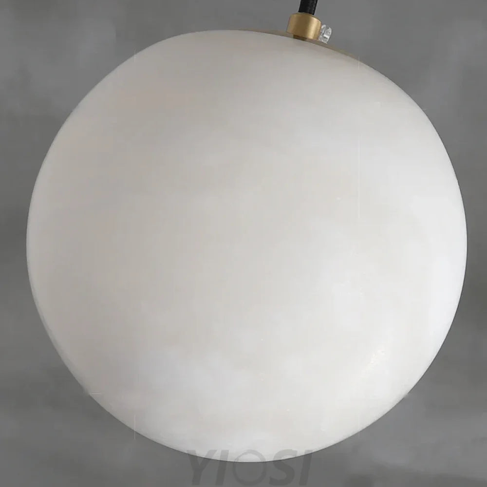 Hansa Alabaster Ball Pendant Island Mini Light