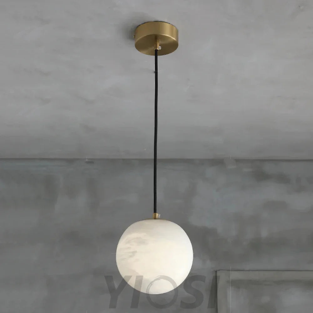 Hansa Alabaster Ball Pendant Island Mini Light