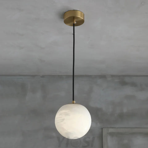 Hansa Alabaster Ball Pendant Island Mini Light