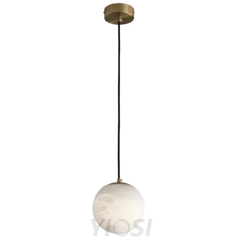 Hansa Alabaster Ball Pendant Island Mini Light