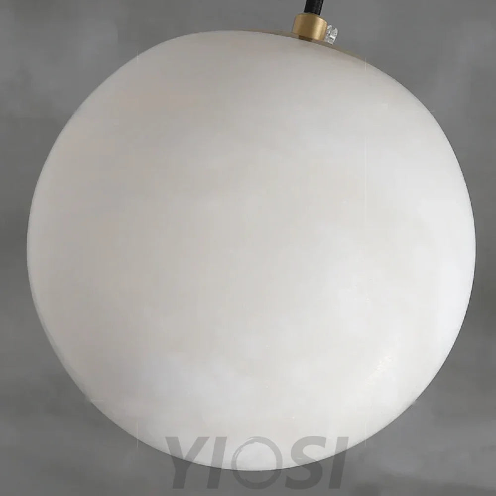 Hansa Alabaster Ball Pendant Island Mini Light