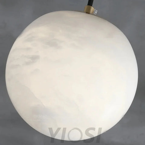 Hansa Alabaster Ball Pendant Island Mini Light