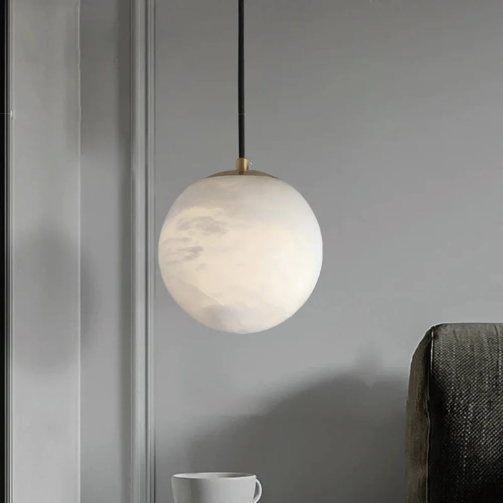 Hansa Alabaster Ball Pendant Island Mini LightHansa Alabaster Ball Pendant Island Mini Light