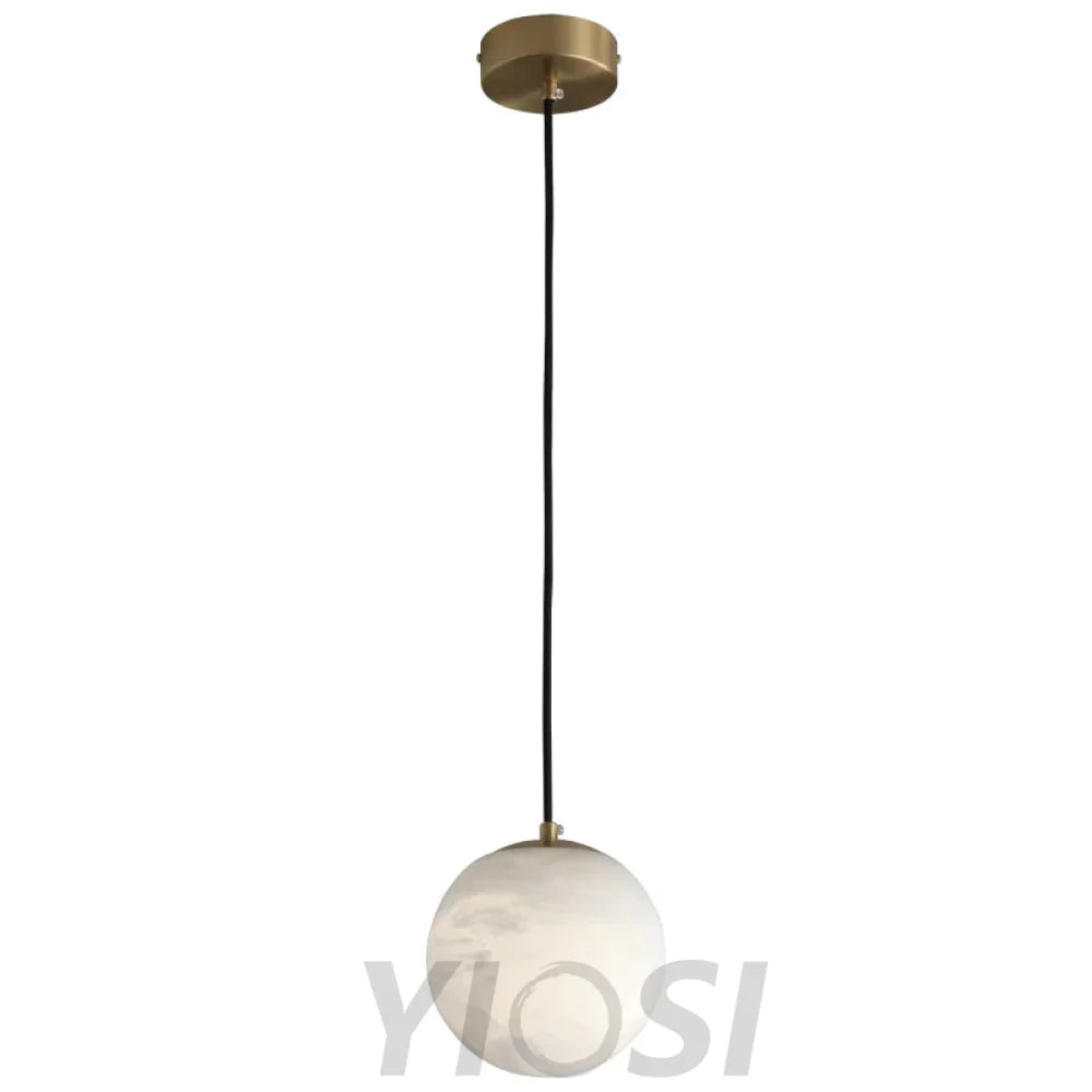 Hansa Alabaster Ball Pendant Island Mini Light