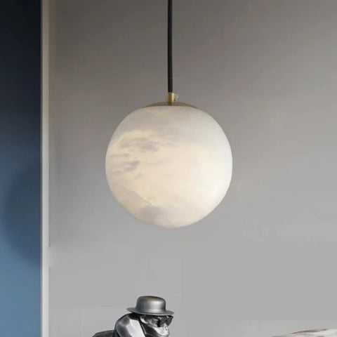 Hansa Alabaster Ball Pendant Island Mini Light