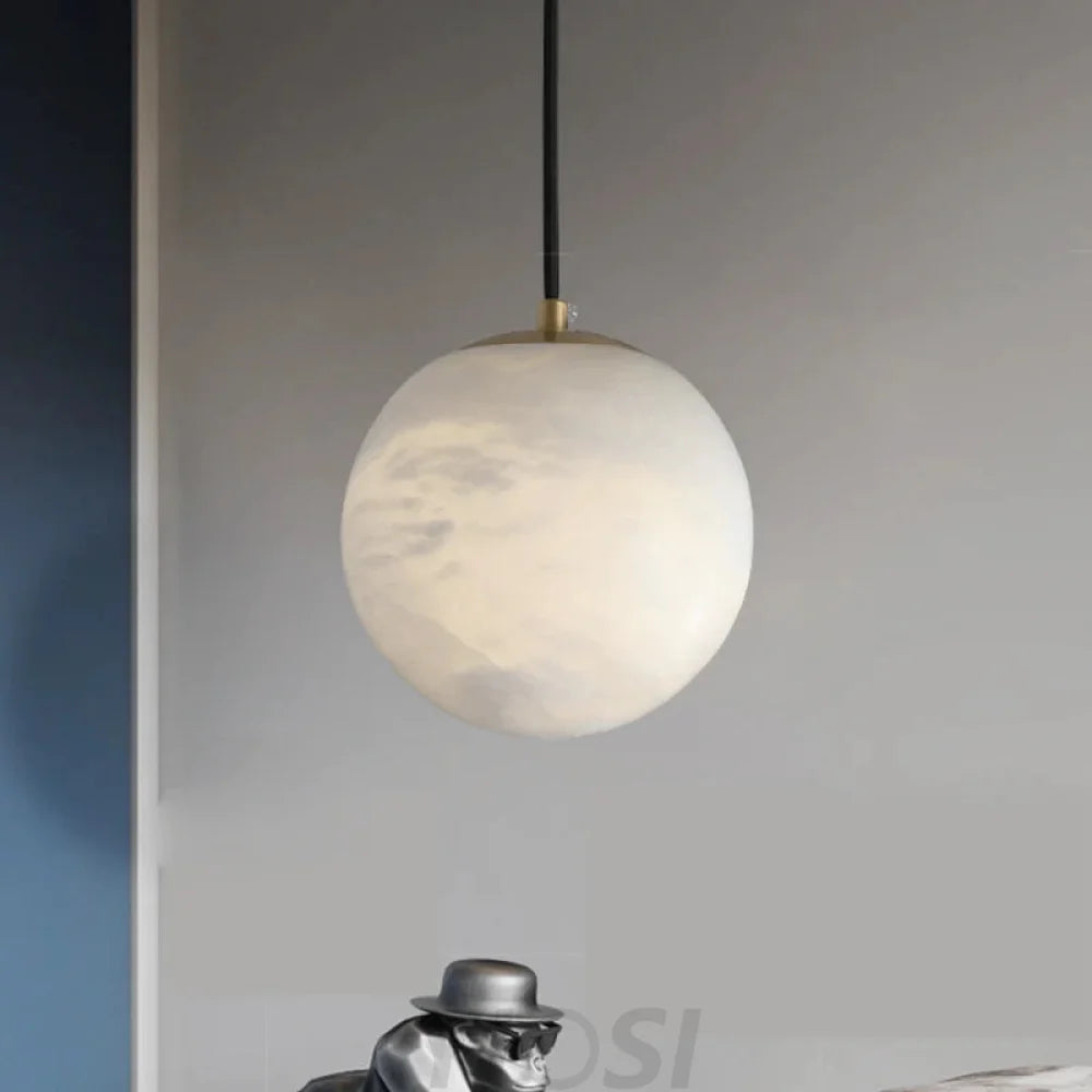 Hansa Alabaster Ball Pendant Island Mini Light