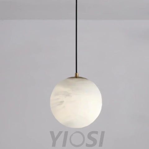 Hansa Alabaster Ball Pendant Island Mini Light